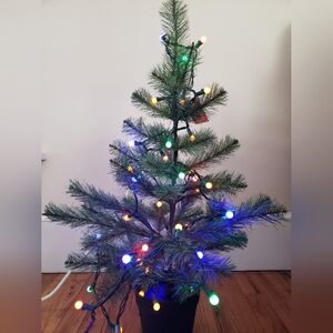 Festive Multicolor LED Holiday Tree